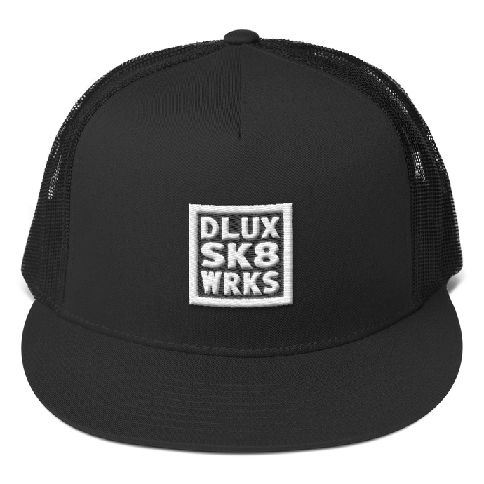 d.Lux Skate Works 'Block' Trucker Cap
